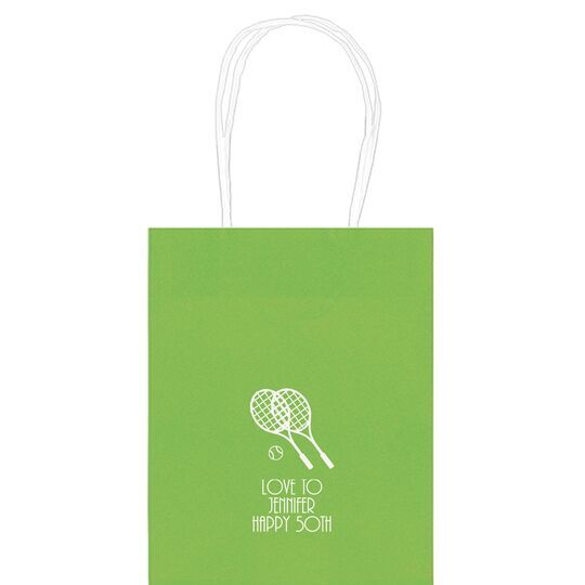Doubles Tennis Mini Twisted Handled Bags